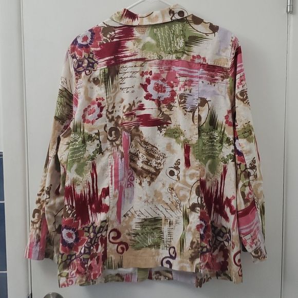 CJ BANKS MULTI-TONE Jacket Size 3X - Picture 4 of 5